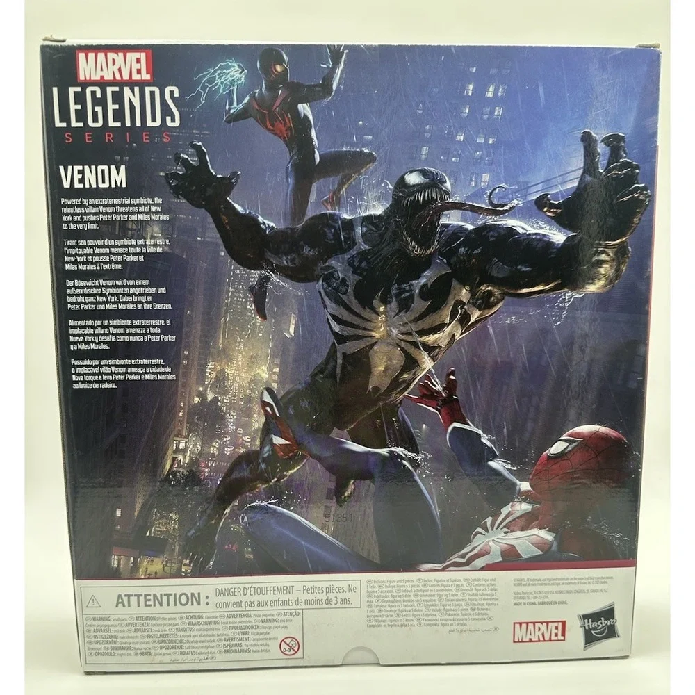 MARVEL LEGENDS SPIDER-MAN 2 GAMERVERSE VENOM 6IN ACTION FIGURE HASBRO NIB
